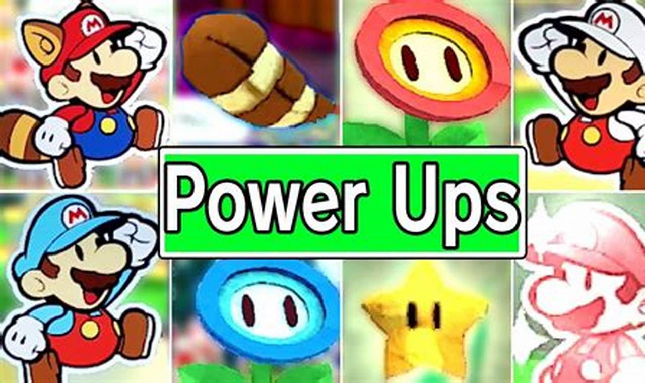 All Weapons in Paper Mario: The Origami King