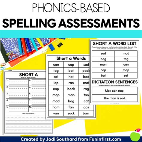 all about spelling assessment