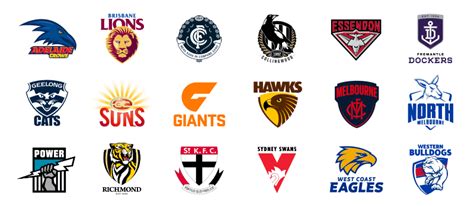 all afl teams logos