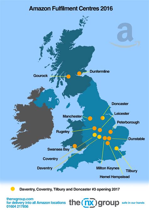 All Amazon Locations Uk