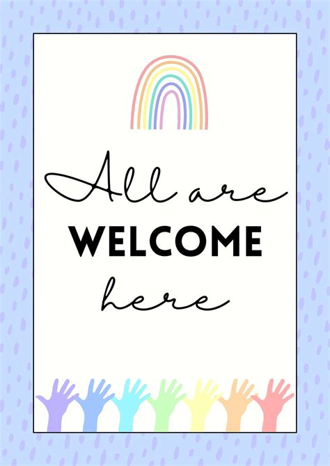 All Are Welcome Printable
