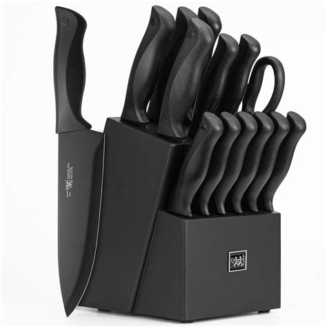 All Black Kitchen Knife Set