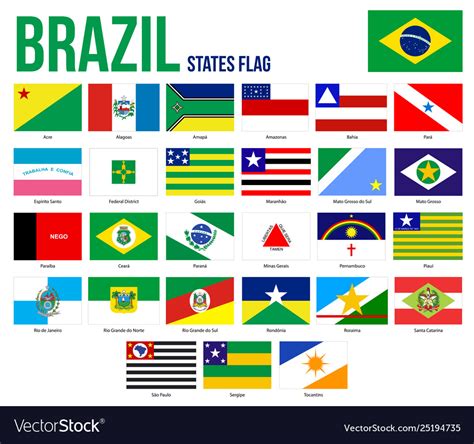 all brazil state flags