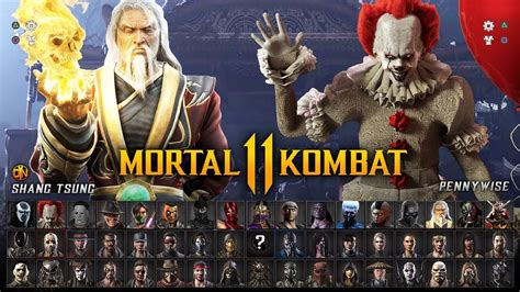 all characters in mk 11