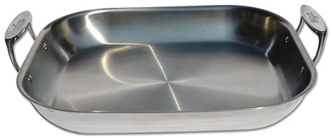 all clad flared roasting pan