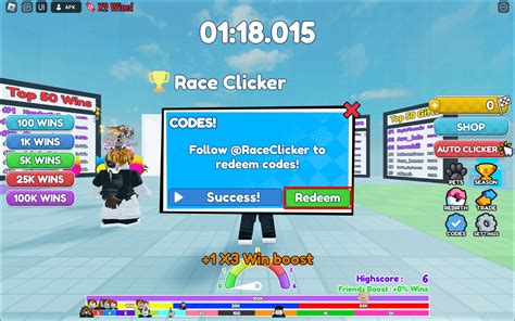 all codes for race clicker roblox 2022