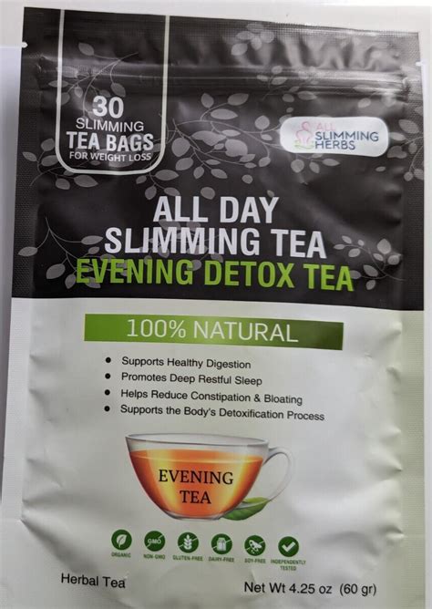 all day slimming tea evening detox tea