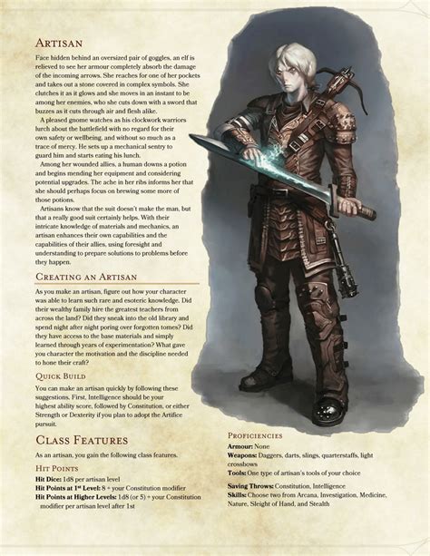 all dnd classes homebrew