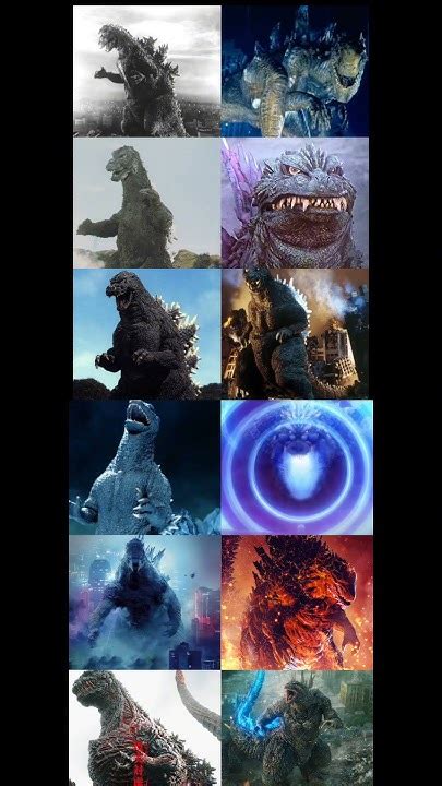 all godzilla roars combined