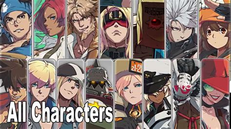 all guilty gear characters strive