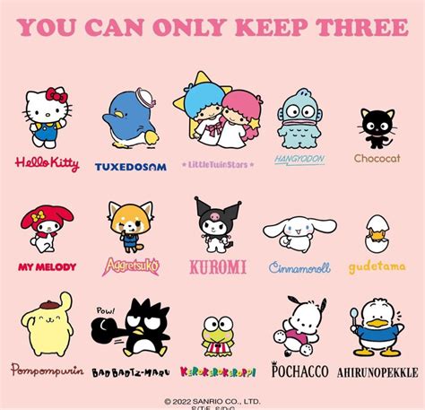 all hello kitty characters