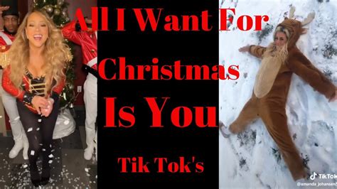 all i want for christmas is you tiktok dance