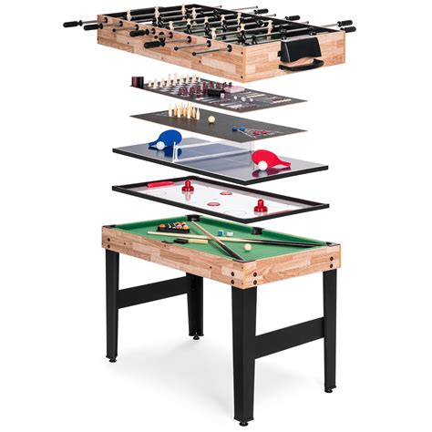 all in one pool table ping pong foosball