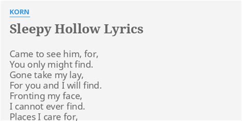 all in sleepy hollow lyrics