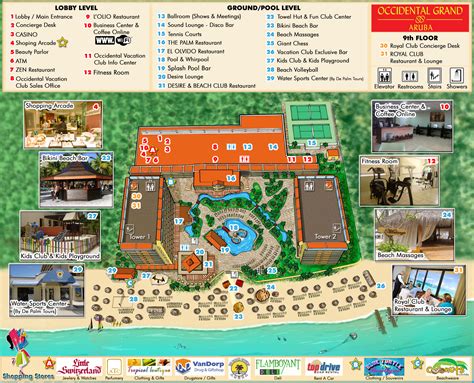 all inclusive holiday inn resort aruba map