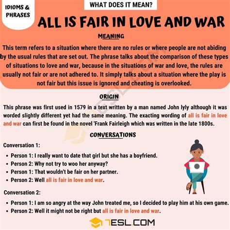all is fair in love and war summary in english
