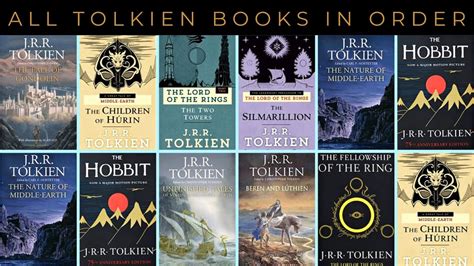 all jrr tolkien middle earth books in order