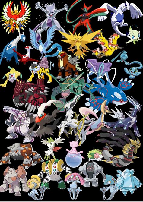 all legendary pokemon background