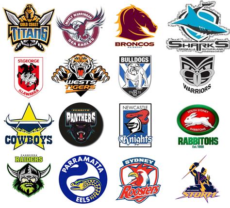 all nrl team logos