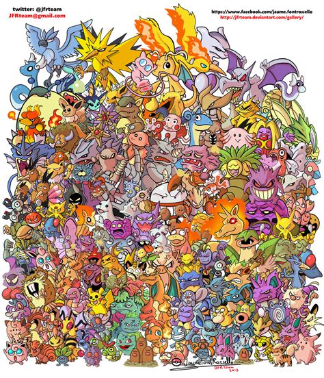 all of the kanto pokemon