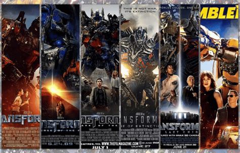 all of the transformers in order