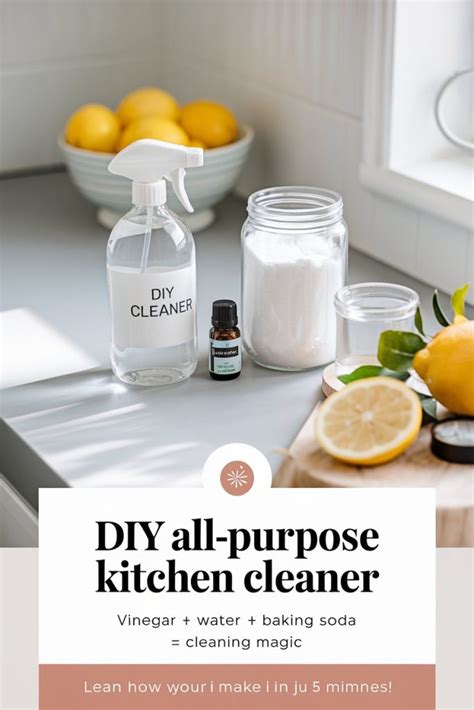 All Purpose Kitchen Cleaner Diy