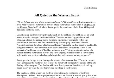 all quiet on western front chapter 1 summary