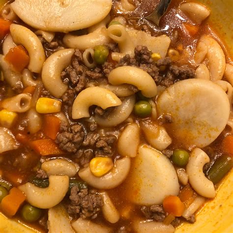 all recipes hamburger vegetable soup