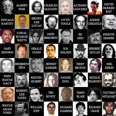 all serial killers names
