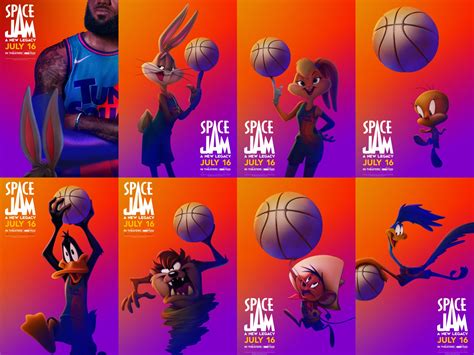 all space jam characters