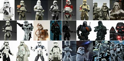 all stormtrooper types and variants