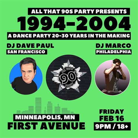 all that 90s party