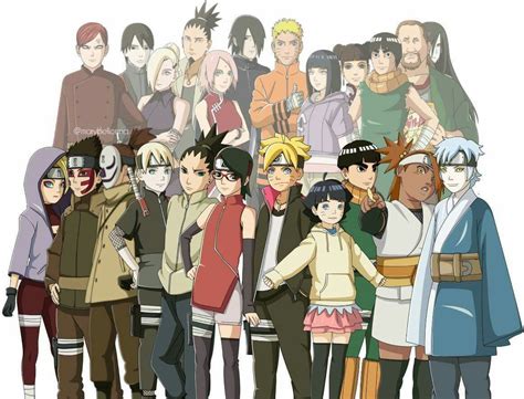 all the children and parents in boruto