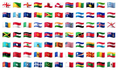 all the flag emojis