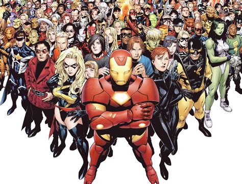 all the marvel characters