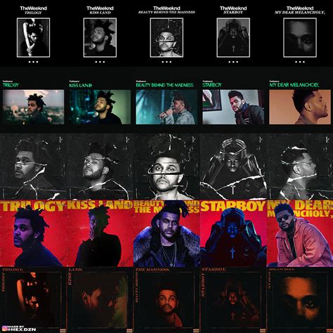 all the weeknd albums