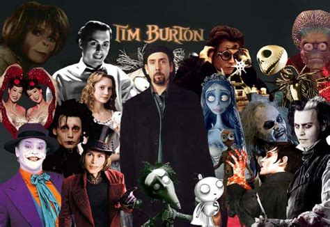 all tim burton movies and shows
