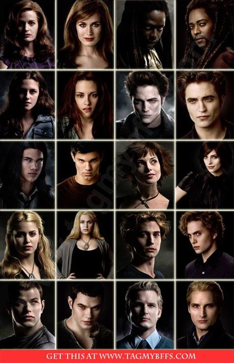 all twilight characters names