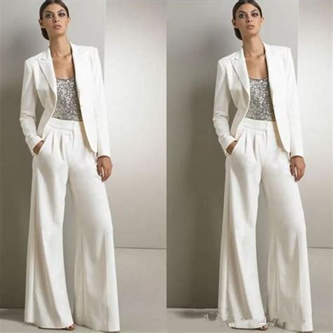 all white pants suit plus size
