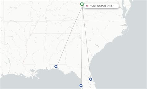 allegiant airlines flights from huntington wv