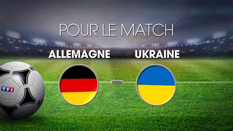 allemagne ukraine match en direct