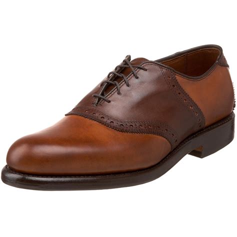 Allen Edmonds Mens Shelton Saddle Shoe in Brown for Men (walnut/brown