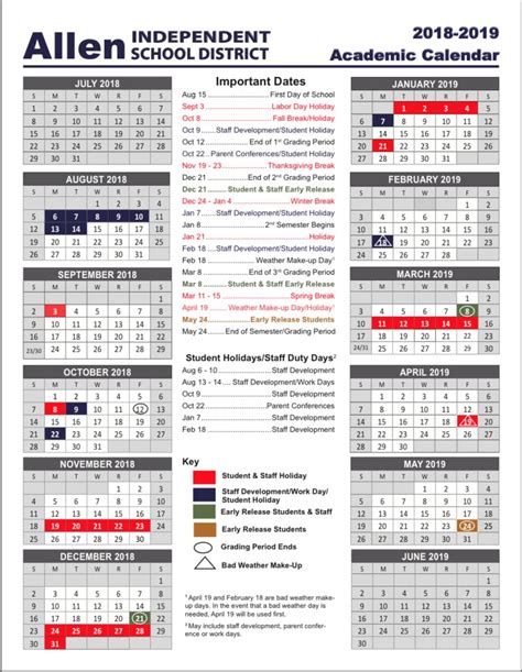 Allen Isd 2024-25 Calendar