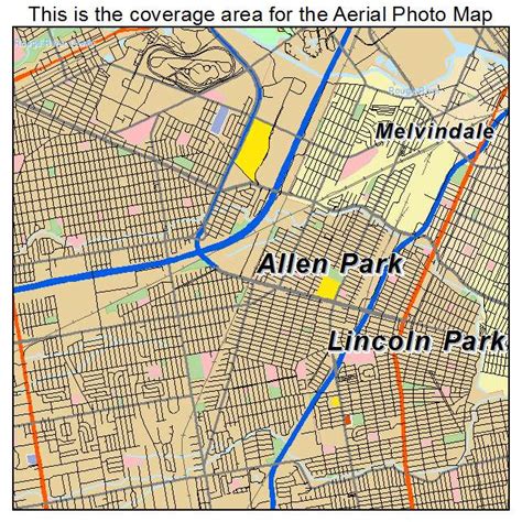 Allen Park Mi Map
