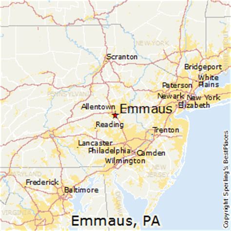 allentown pa to emmaus pa