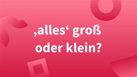 Deutsch üben 2 Groß oder Klein? زبانكده