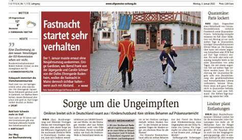 7.12.1964 - Allgemeine Zeitung (Mainz) - Historische Zeitungen als Geschenk