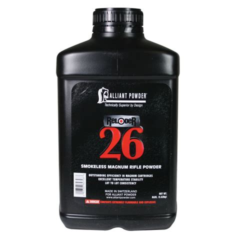 Alliant Reloder 26 Smokeless Powder 8 Lbs - Precision