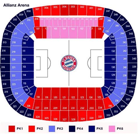 allianz arena seating plan
