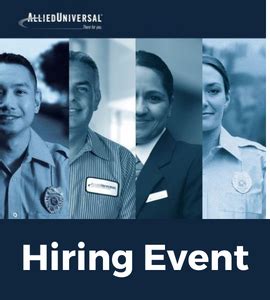 allied universal hiring event chicago
